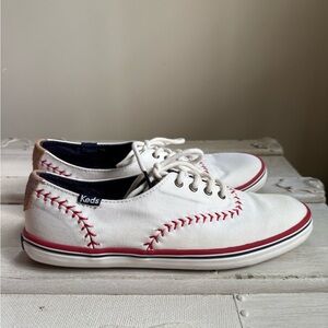 Keds White Baseball shoes